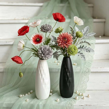 Geometrische Texturierte Dekorative Blumenvase Brehn
