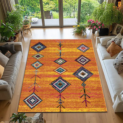 Bohemian geometrisches Muster Teppich Brehn
