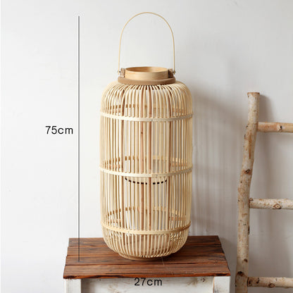 Dekorative Laterne aus Rattan Brehn