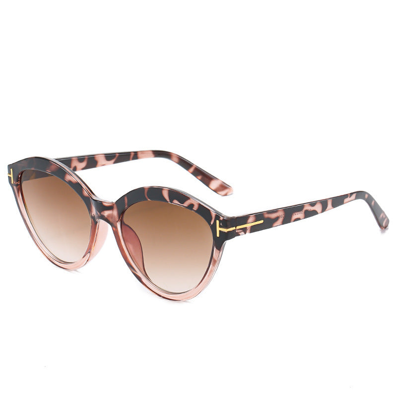 Elegante Übergroße Katzenaugen-Sonnenbrille Brehn