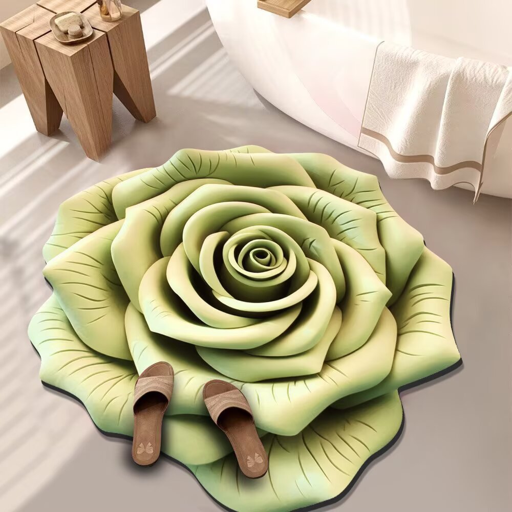 Fröhlicher floral dekorativer Teppich Brehn