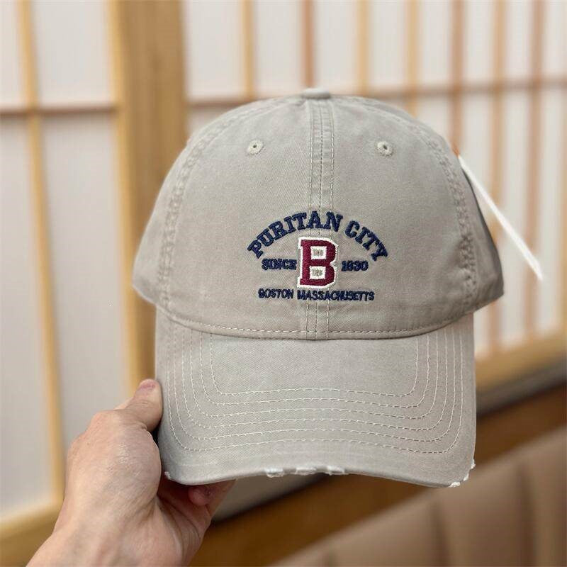 Vintage Damen Distrikt Bestickte Baseballmütze Brehn
