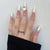 Elegante Stiletto Druck-Nagelkunst Brehn