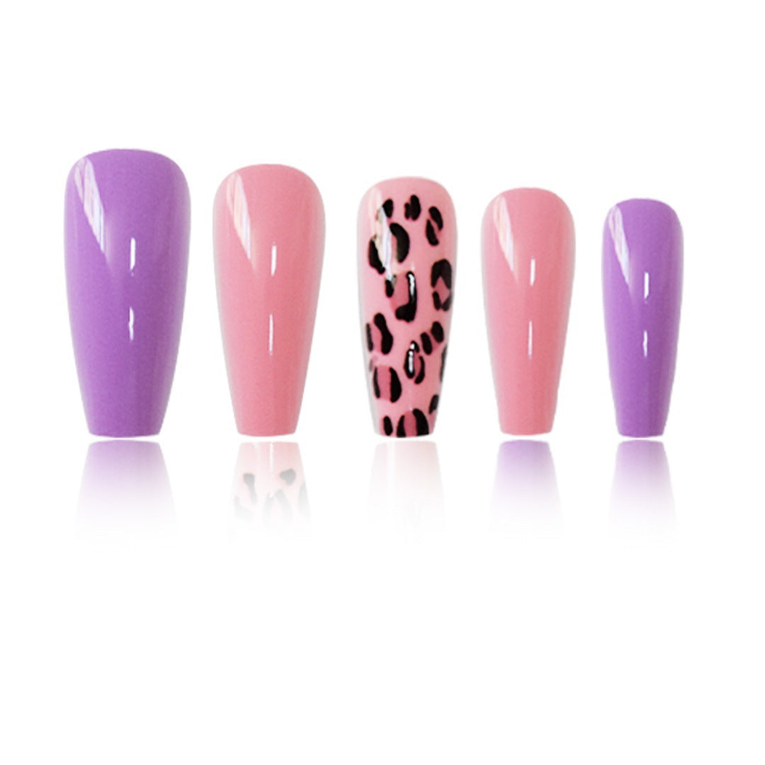Stylisches Muster Druck-Nagel-Set Brehn