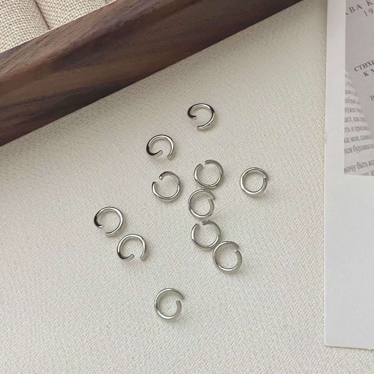 Schlanke minimalistische Metallring-Clips Brehn