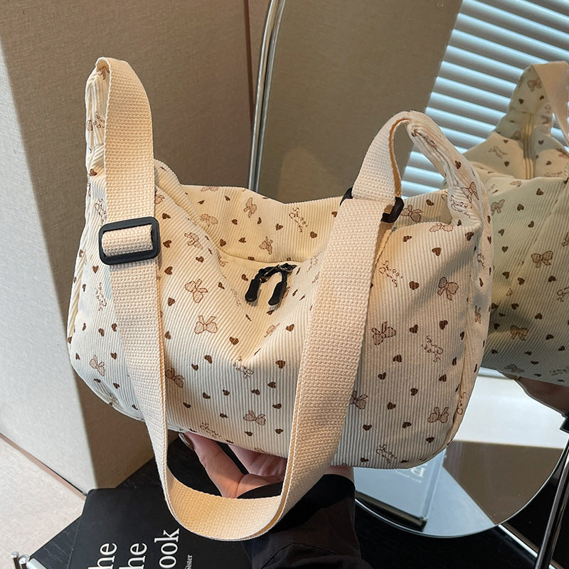 Lässige Blumenmuster Hobo Tasche