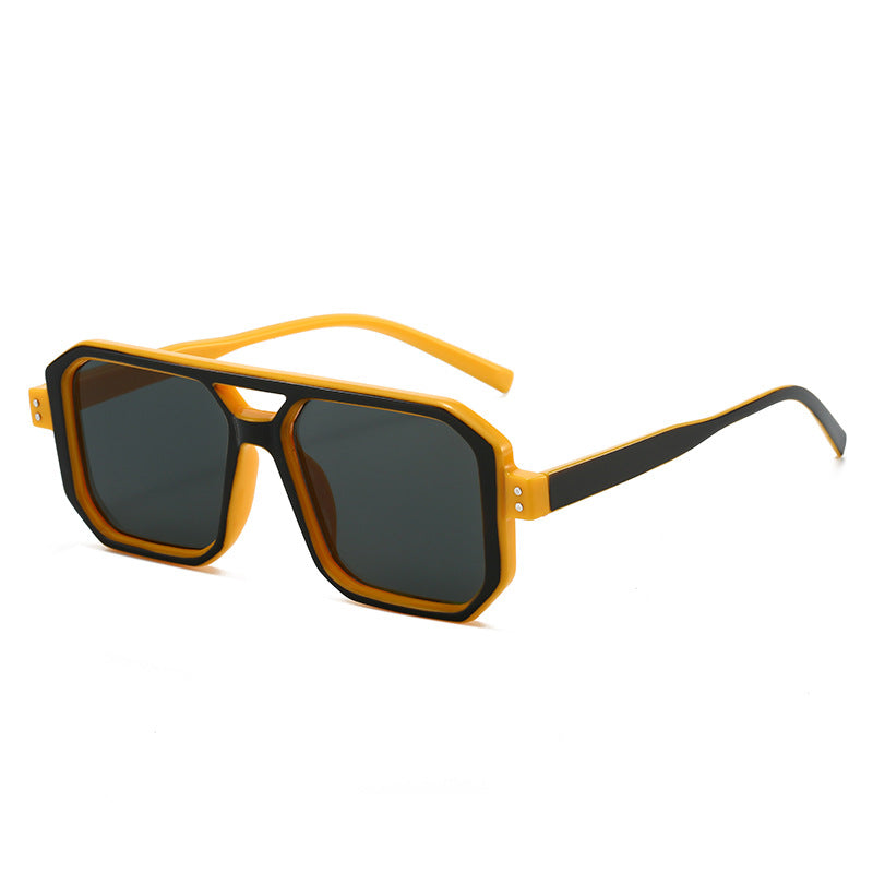 Damen modische Sonnenbrille im modernen achtkantigen Design Brehn