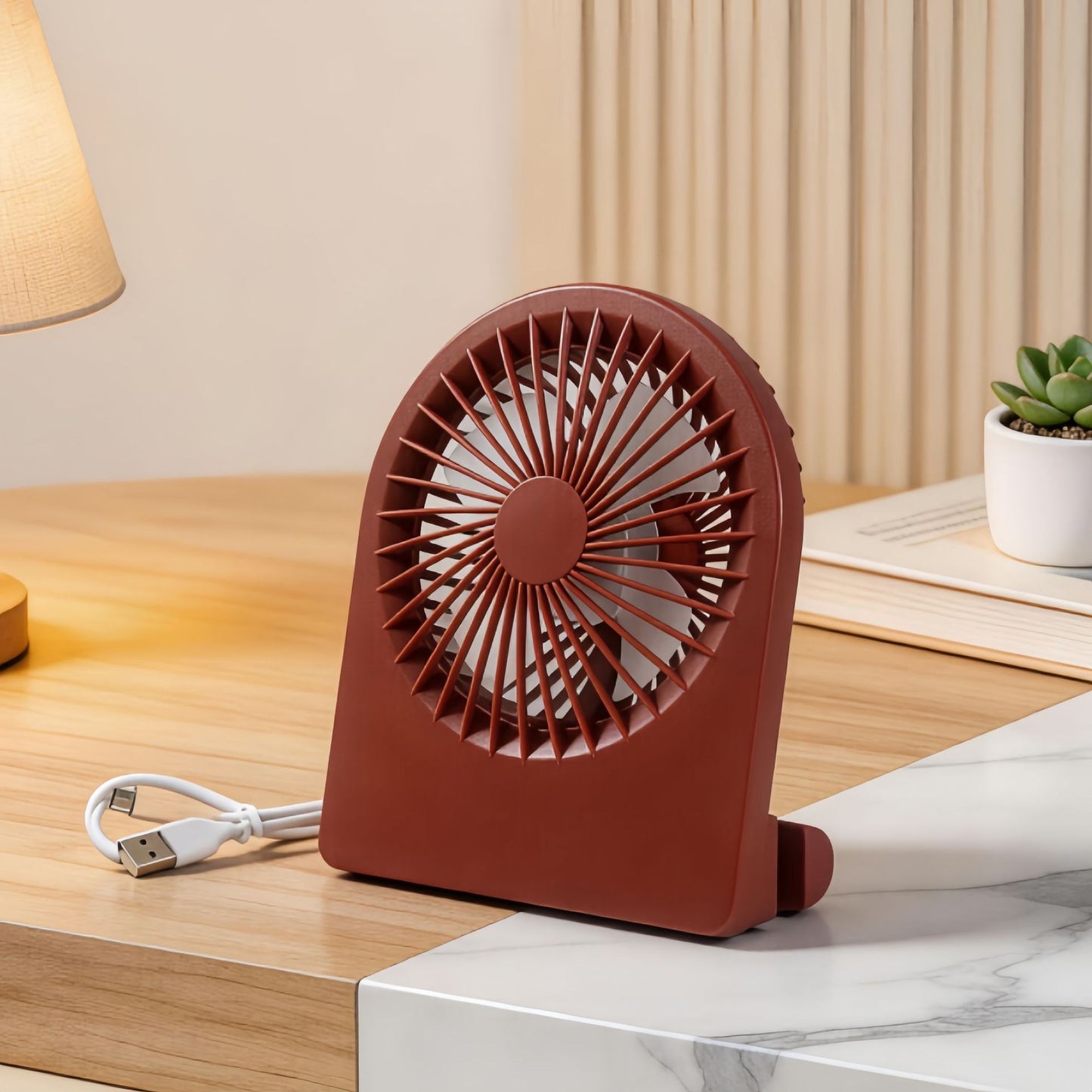Damen Tragbarer USB Ventilator mit elegantem Design Brehn
