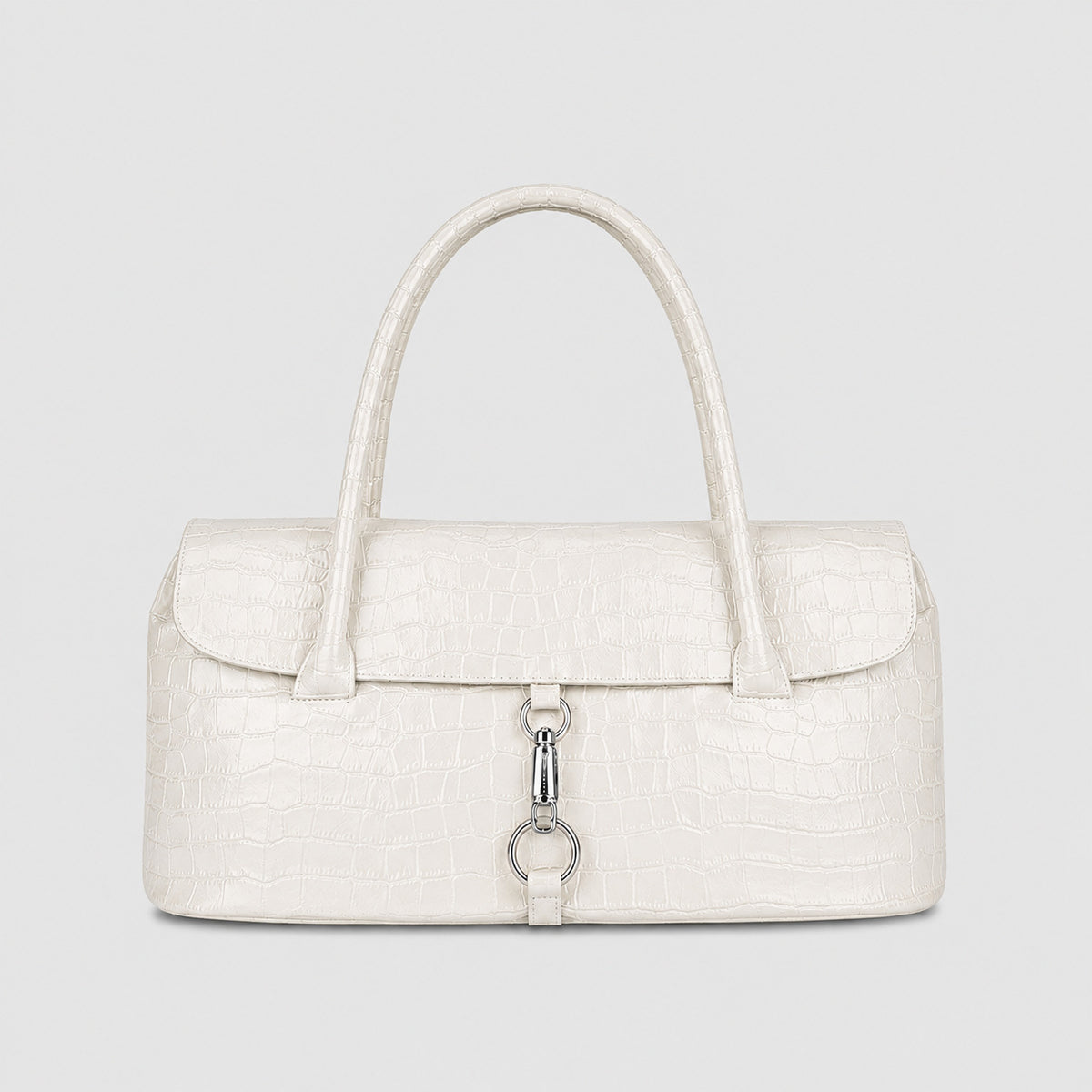 Elegante Krokodilmuster-Handtasche