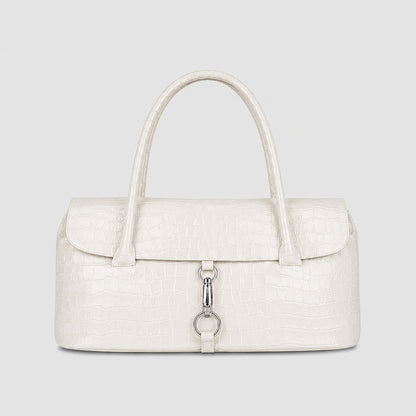 Elegante Krokodilmuster-Handtasche