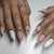 Künstlerisches Press-On Nagelset mit Halloween Inspiration Brehn