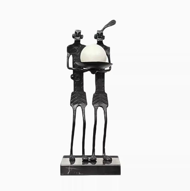Dekorative Metallskulptur