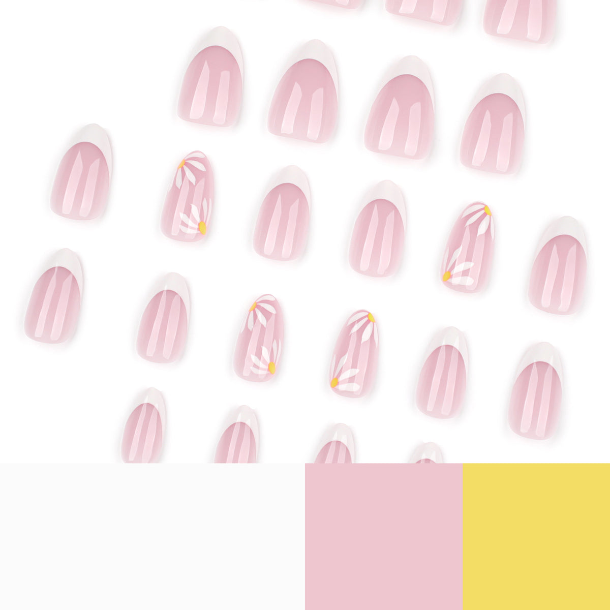 Elegante Nagelkunst mit Blütenmotiven Brehn