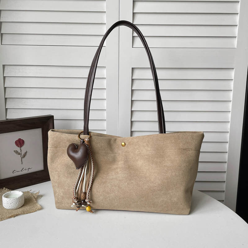 Wildleder Schulter Tote Bag Brehn