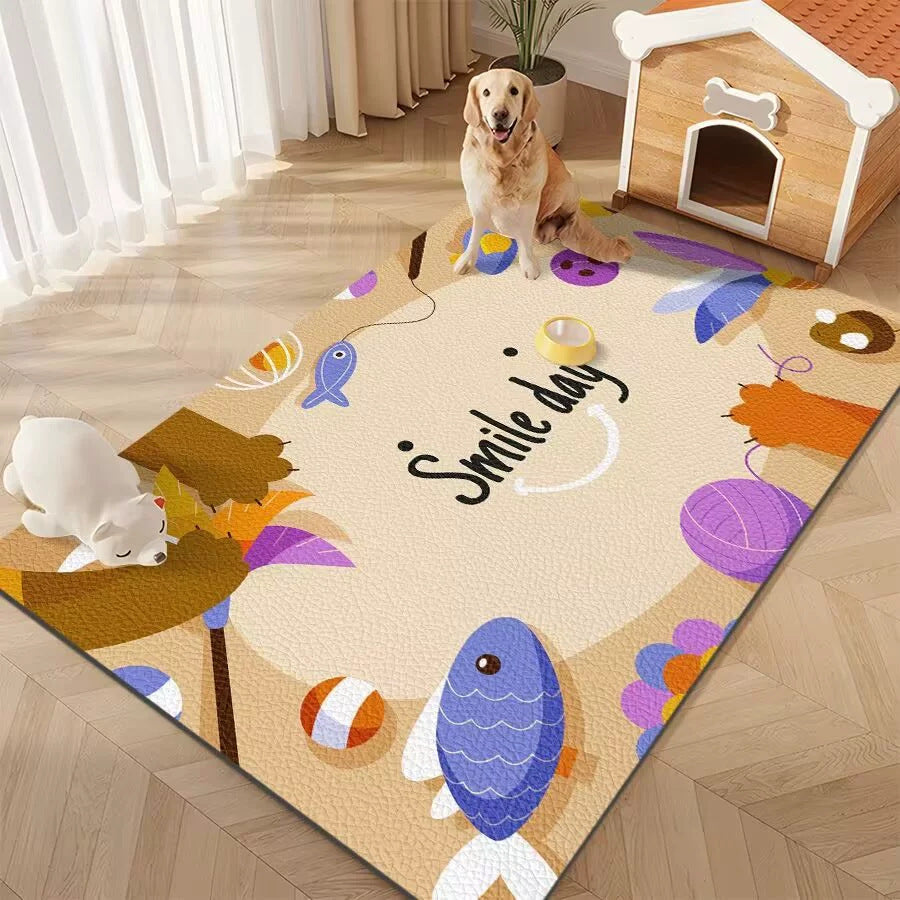 Verspielt tierisches Motiv Teppich