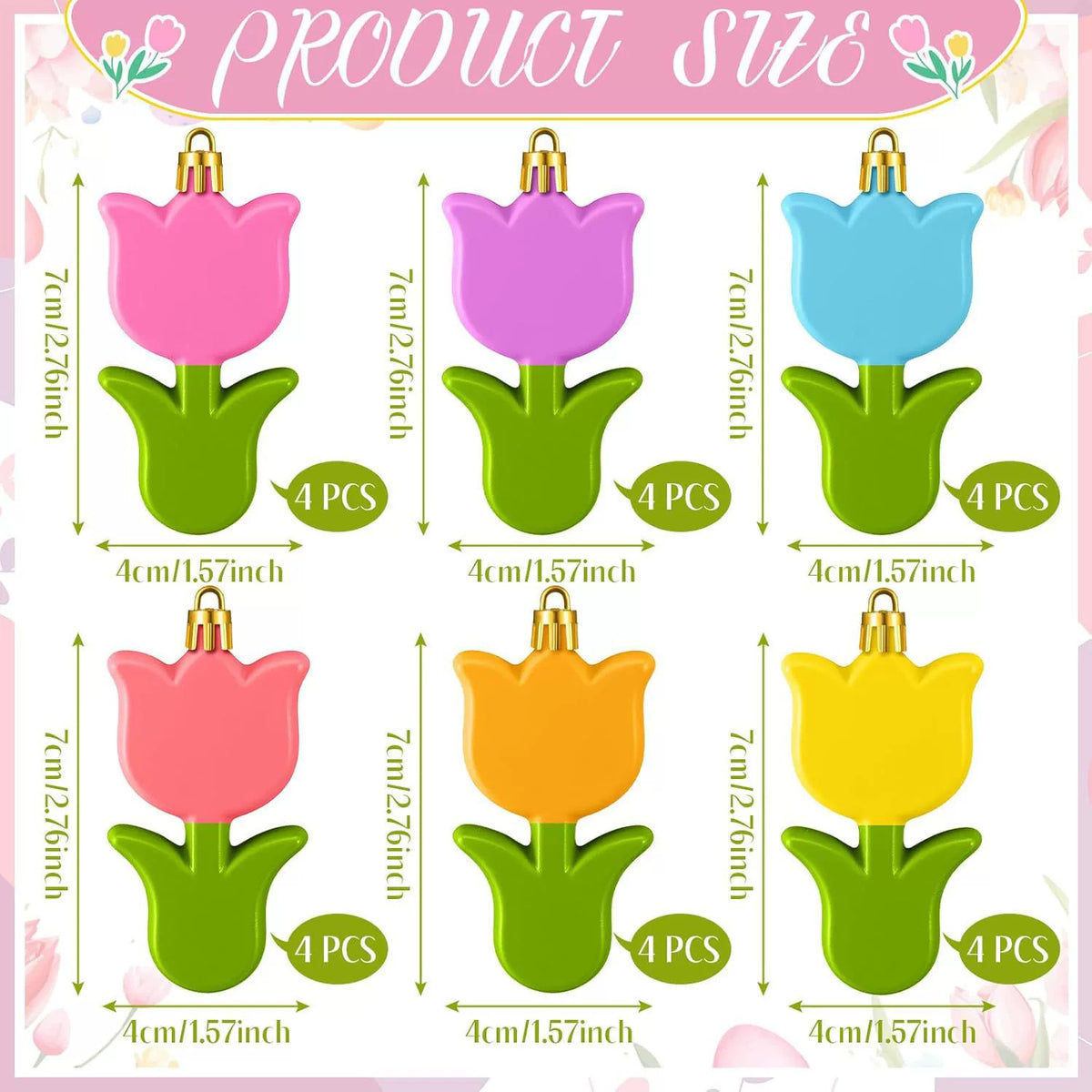 Dekorativer Tulpen Türkranz Brehn