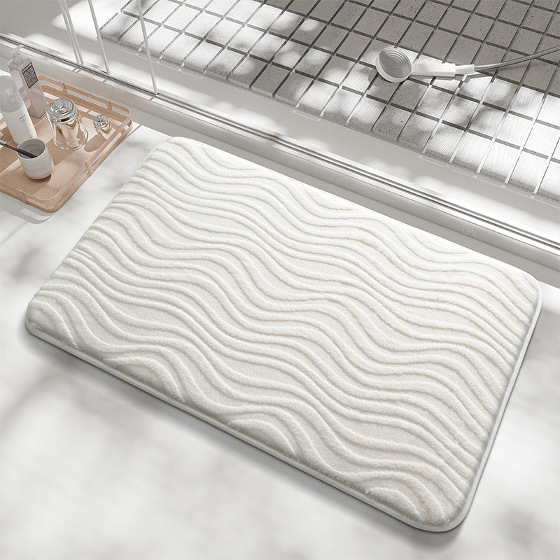 Abstract Wave Pattern Badmatte Brehn