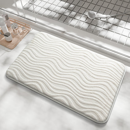 Abstract Wave Pattern Badmatte Brehn