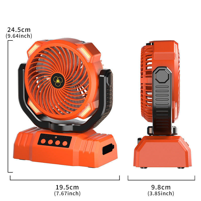 Unisex Tragbarer Wiederaufladbarer Ventilator Brehn