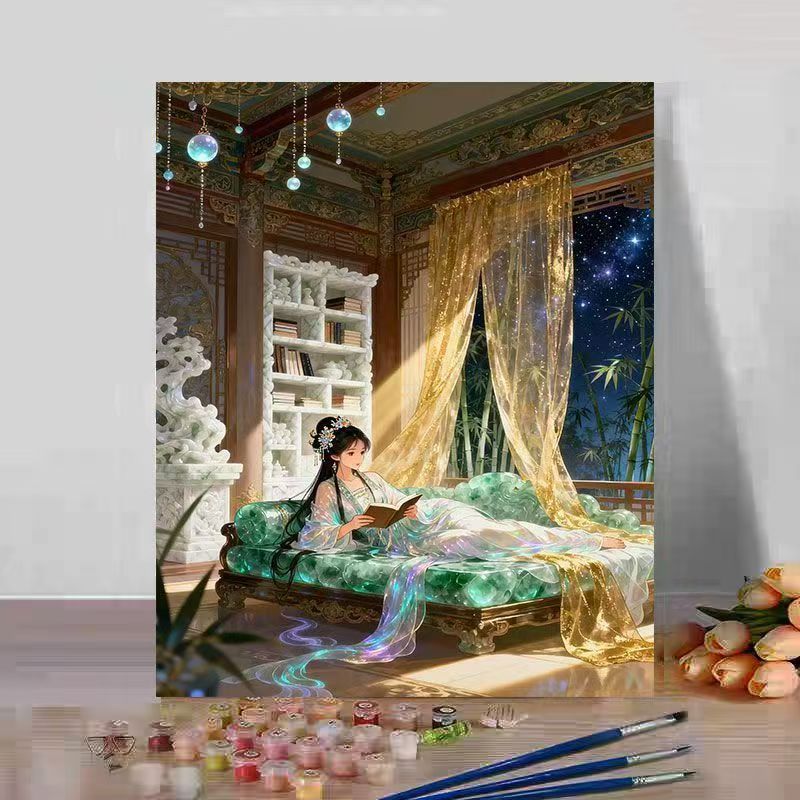 Fantasy Landschaft Malen nach Zahlen Kunstset Brehn