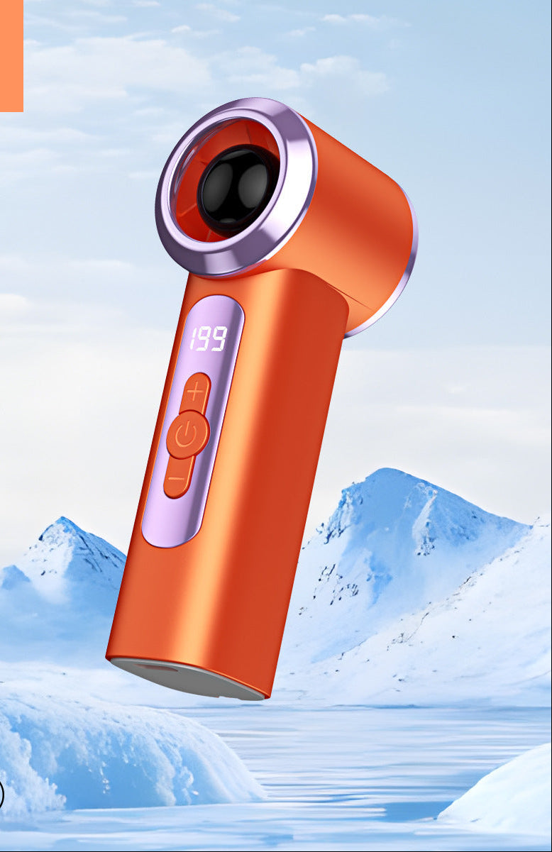 Frauen tragbarer Mini Ventilator mit intelligentem LED-Display Brehn