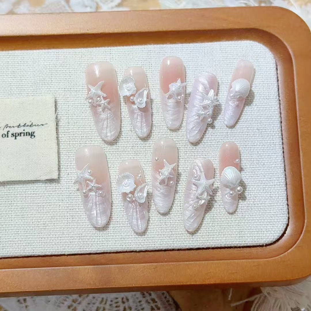 Marine-Themen 3D Nagelkunst Set