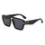 Damen moderne quadratische Sonnenbrille Brehn