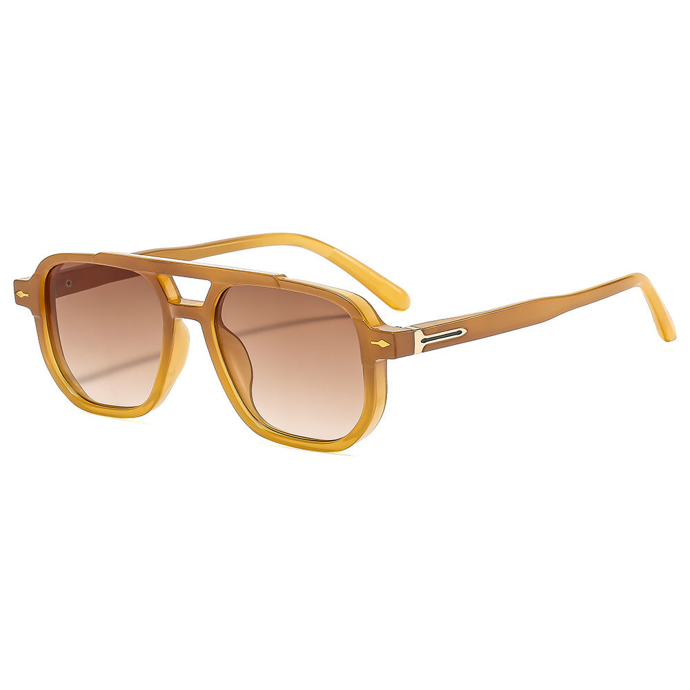 Damen modische Sonnenbrille mit extragroßem Rahmen Brehn