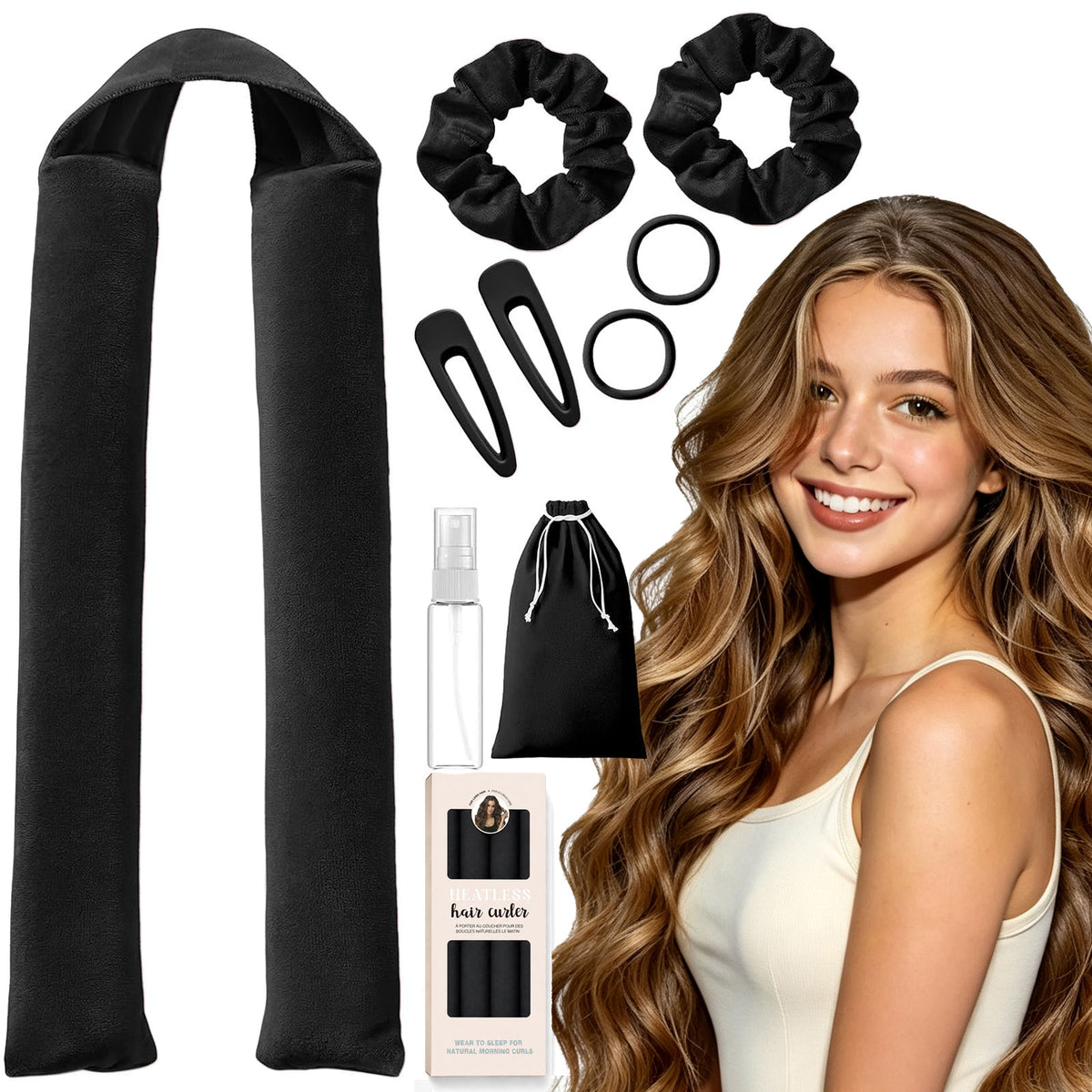 Hitzefreies Haarlocken-Kit