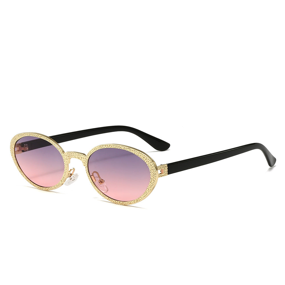 Damen Glamouröse Sonnenbrille mit luxuriösem Schmuckrahmen Brehn