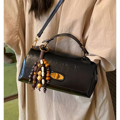 Elegante Leder Umhängetasche Brehn