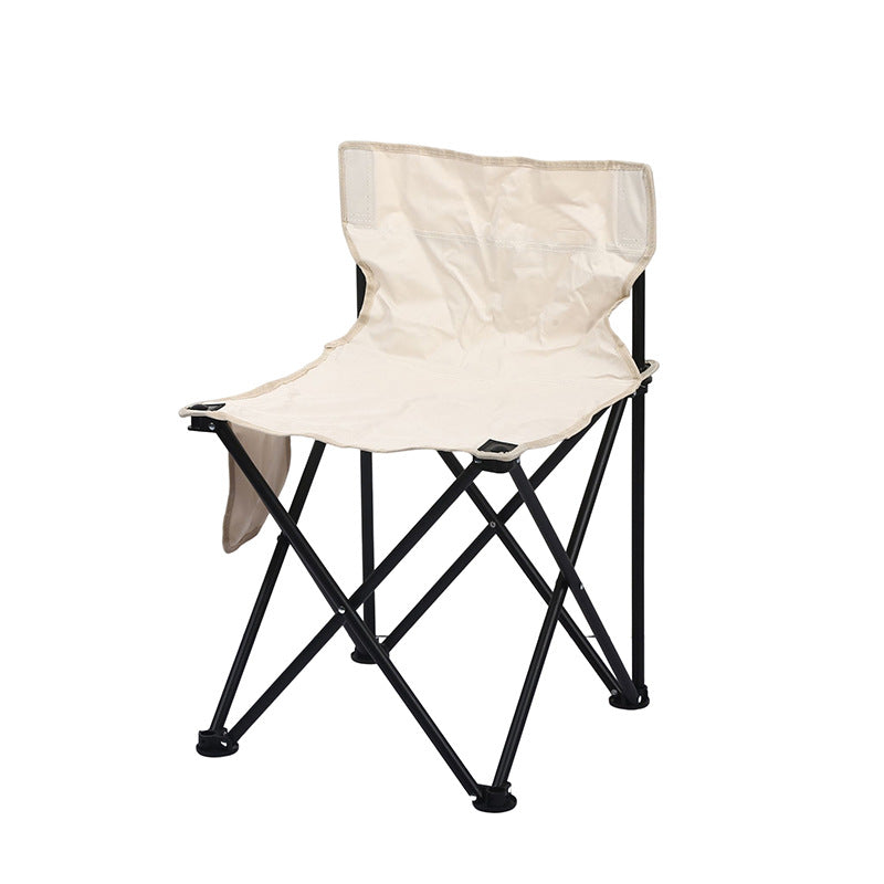 Faltstuhl mit ergonomischer Rückenlehne und robustem Gestell Brehn