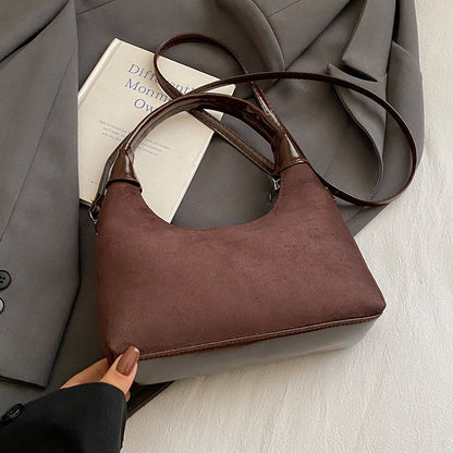 Elegante Plüsch-Handtasche