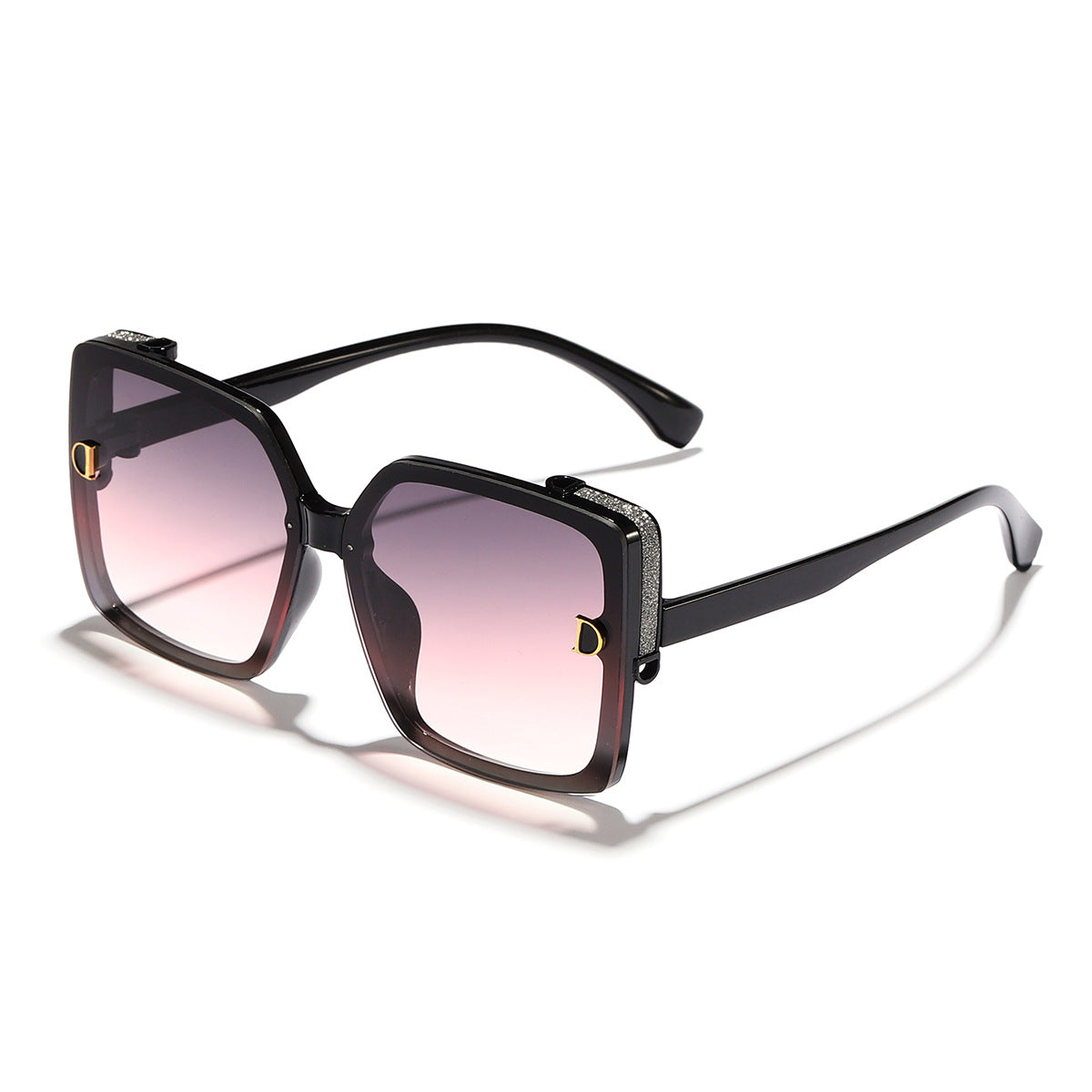 Damen Designer-Sonnenbrille mit luxuriösem Rahmen und glitzernden Details Brehn