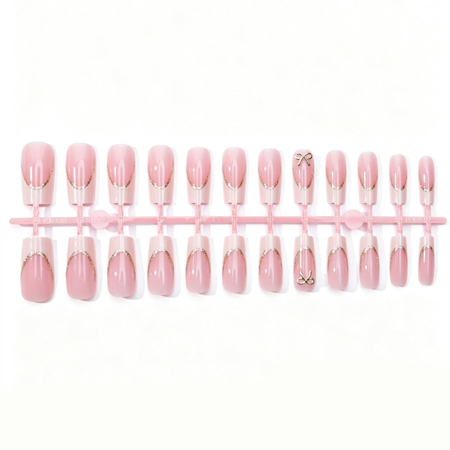 Elegante Französische Spitze Nagelkunst Brehn