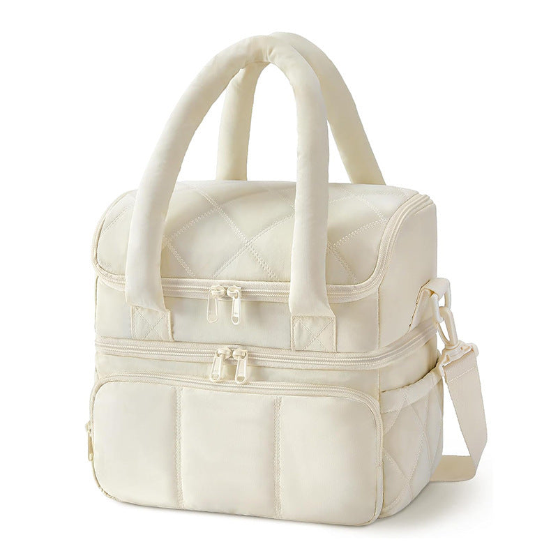 Elegante Kosmetiktasche mit Fächern Brehn
