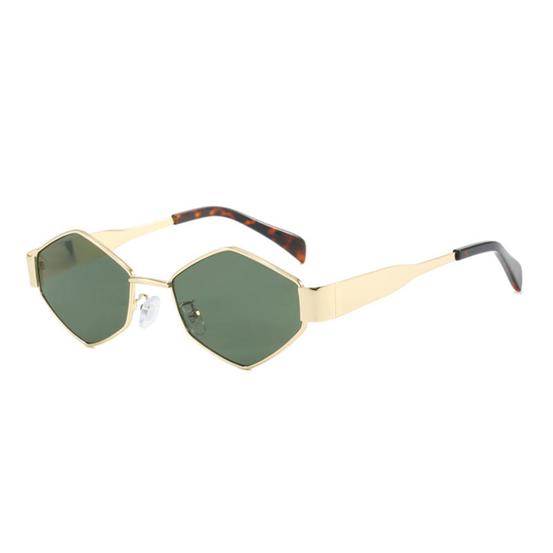 Damen geometrische Sonnenbrille Brehn