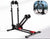einstellbarer faltbarer Radtrainer für Innenräume mit einstellbarem Rollwiderstand Brehn