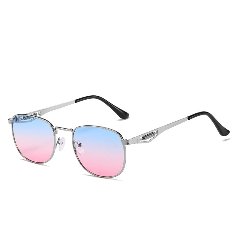 Damen Modische Pilotensonnenbrille mit hochwertigem Metallrahmen Brehn