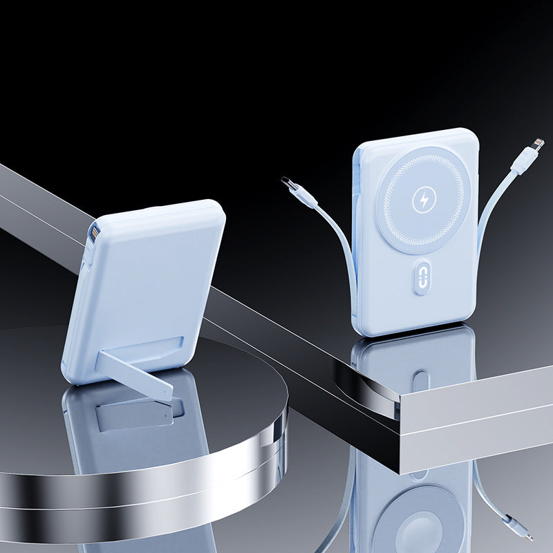 Tragbare Powerbank mit Integriertem Halter und Schnellladefunktion Brehn