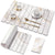 Elegante Marmor Design Küchenplatzsets