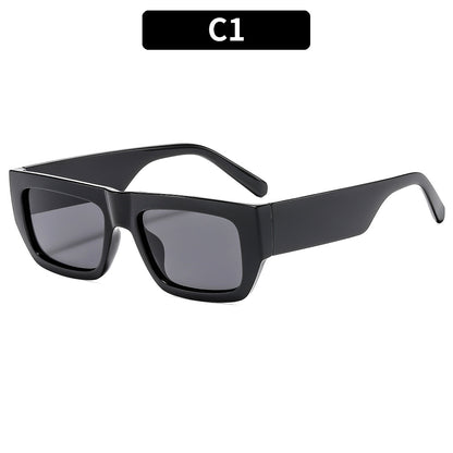 Fette quadratische Rahmen-Sonnenbrille