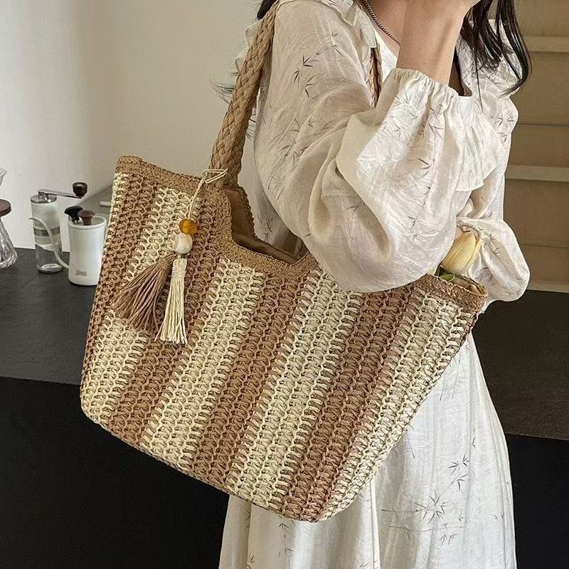 Großer Handgeknüpfter Shopper Brehn