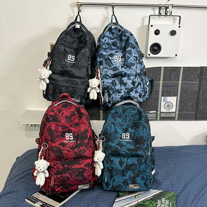 Vielseitiger Camouflage-Rucksack mit Multi-Taschen-Design Brehn