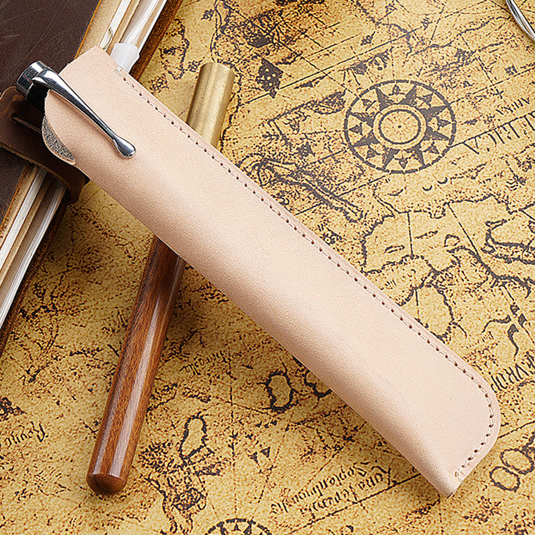 Leder Bleistift Rolltasche