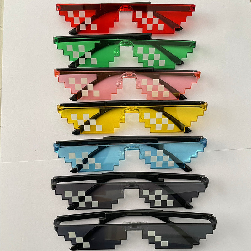 Fette geometrische Shield-Sonnenbrille Brehn