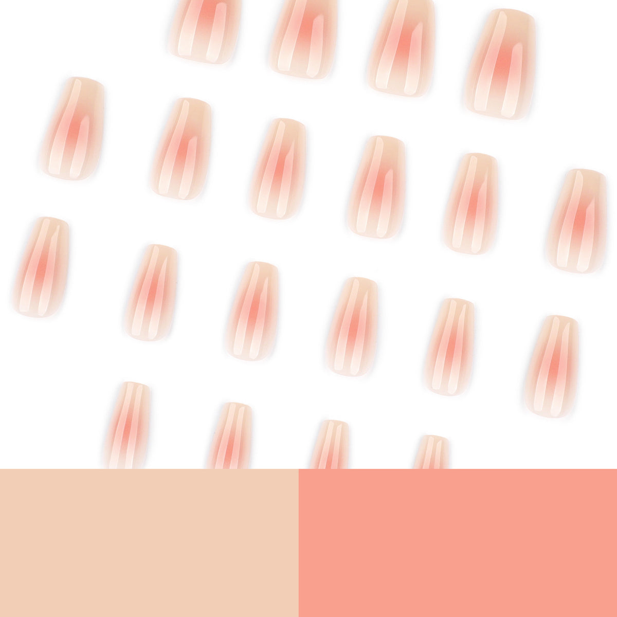 Elegante Gel-Nägel mit natürlich glänzender Oberfläche Brehn