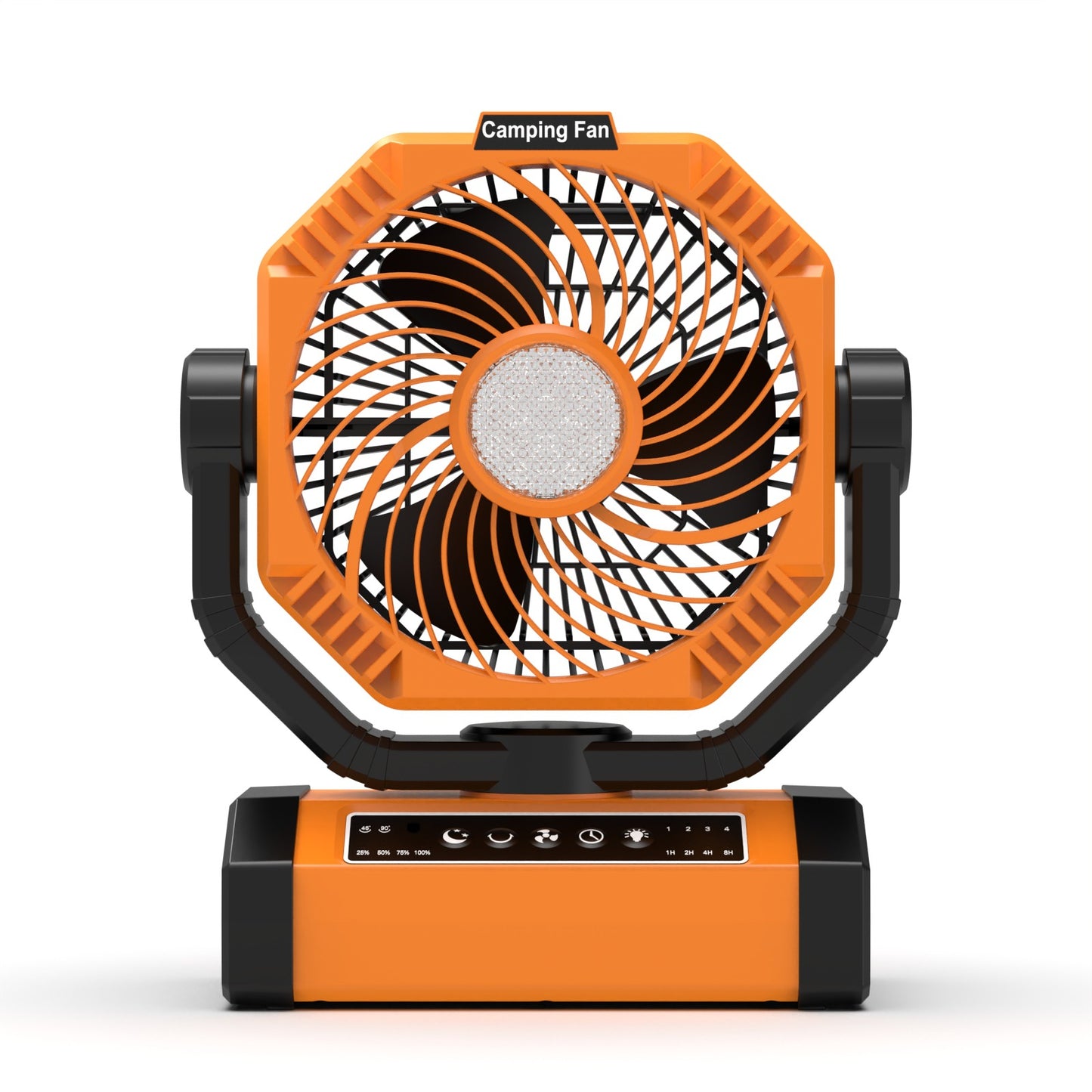 Unisex Tragbarer Campingventilator mit Solar- und USB-Ladefunktion Brehn