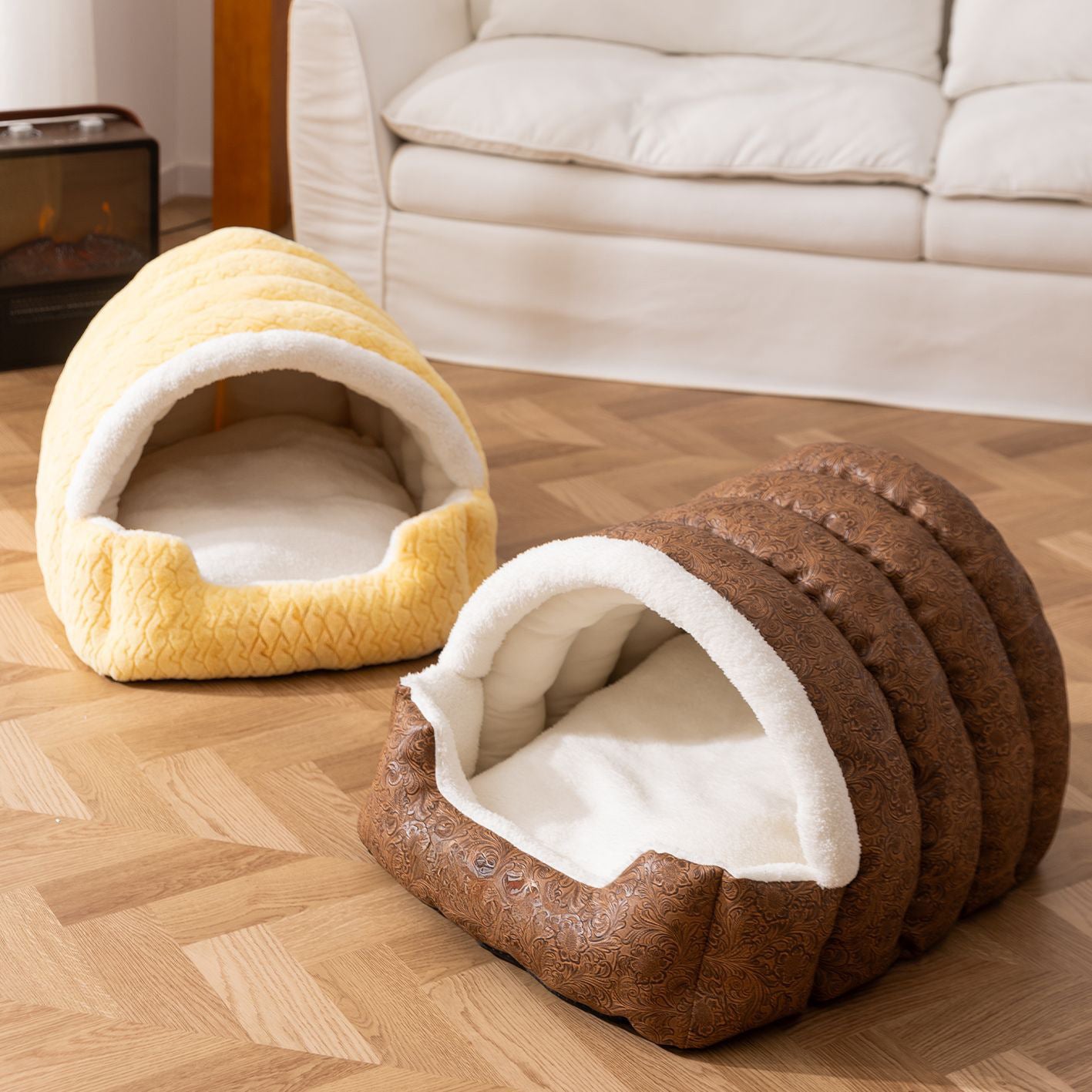 Gemütliches Geschlossenes Hundebett