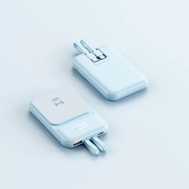 Multifunktionale Kabellose Powerbank mit Integriertem Ständer Brehn